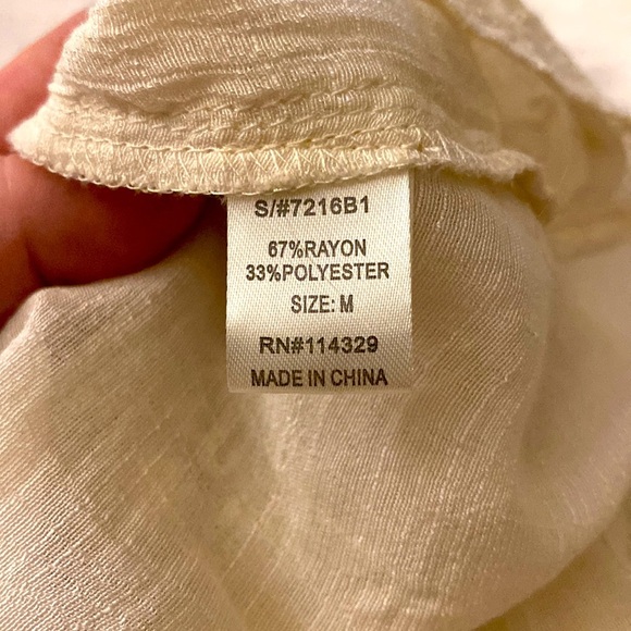 WHITE POETRY SHEER CAMISOLE TANK LINED LACE BRAT GIRL SUMMER STRAPS Sz M… - Picture 13 of 14